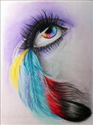 Color-feather-eye